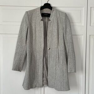 Zara Light Gray Women's Blazer | Size M